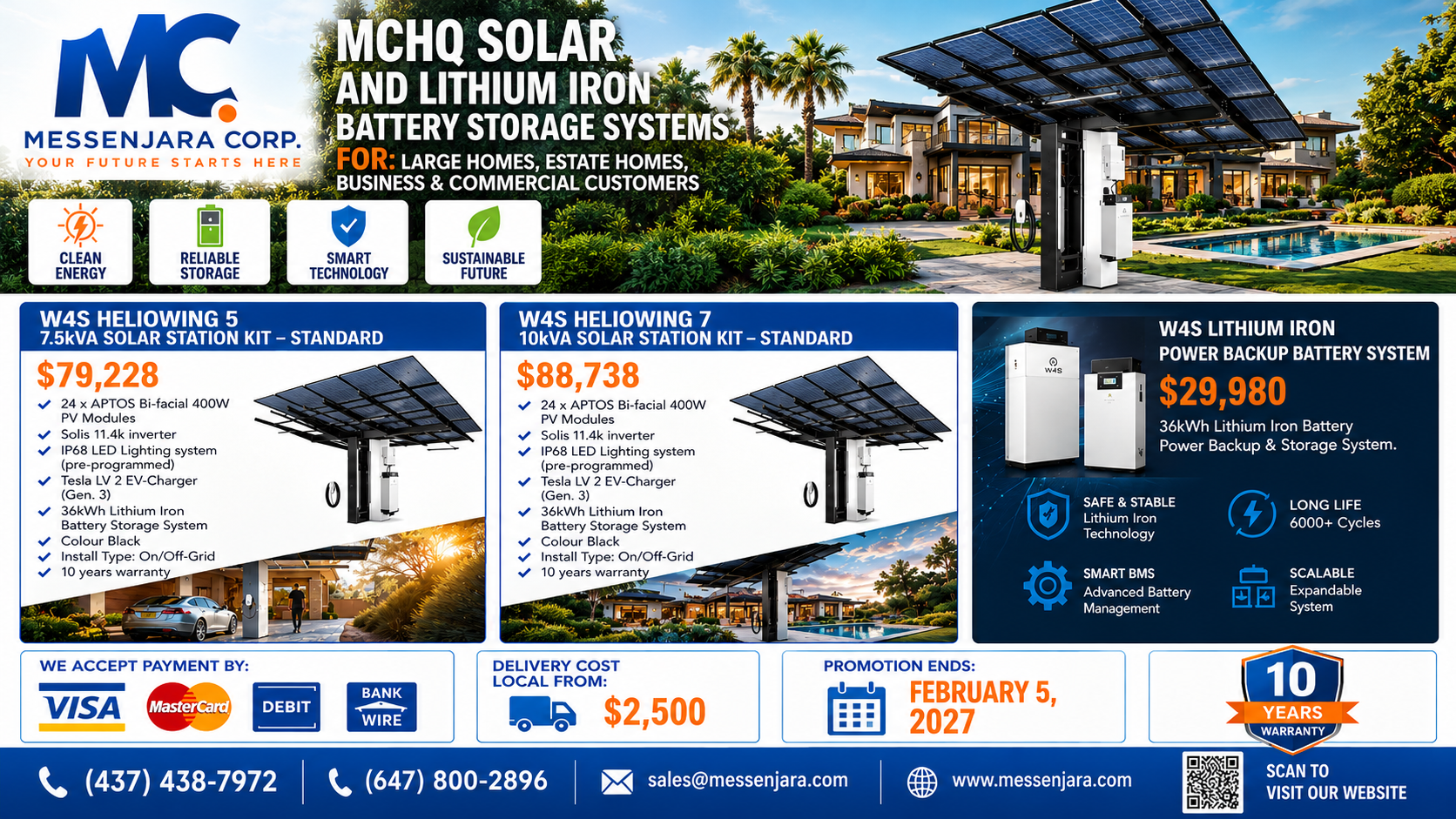 HelioWing solar station original promotional flyer